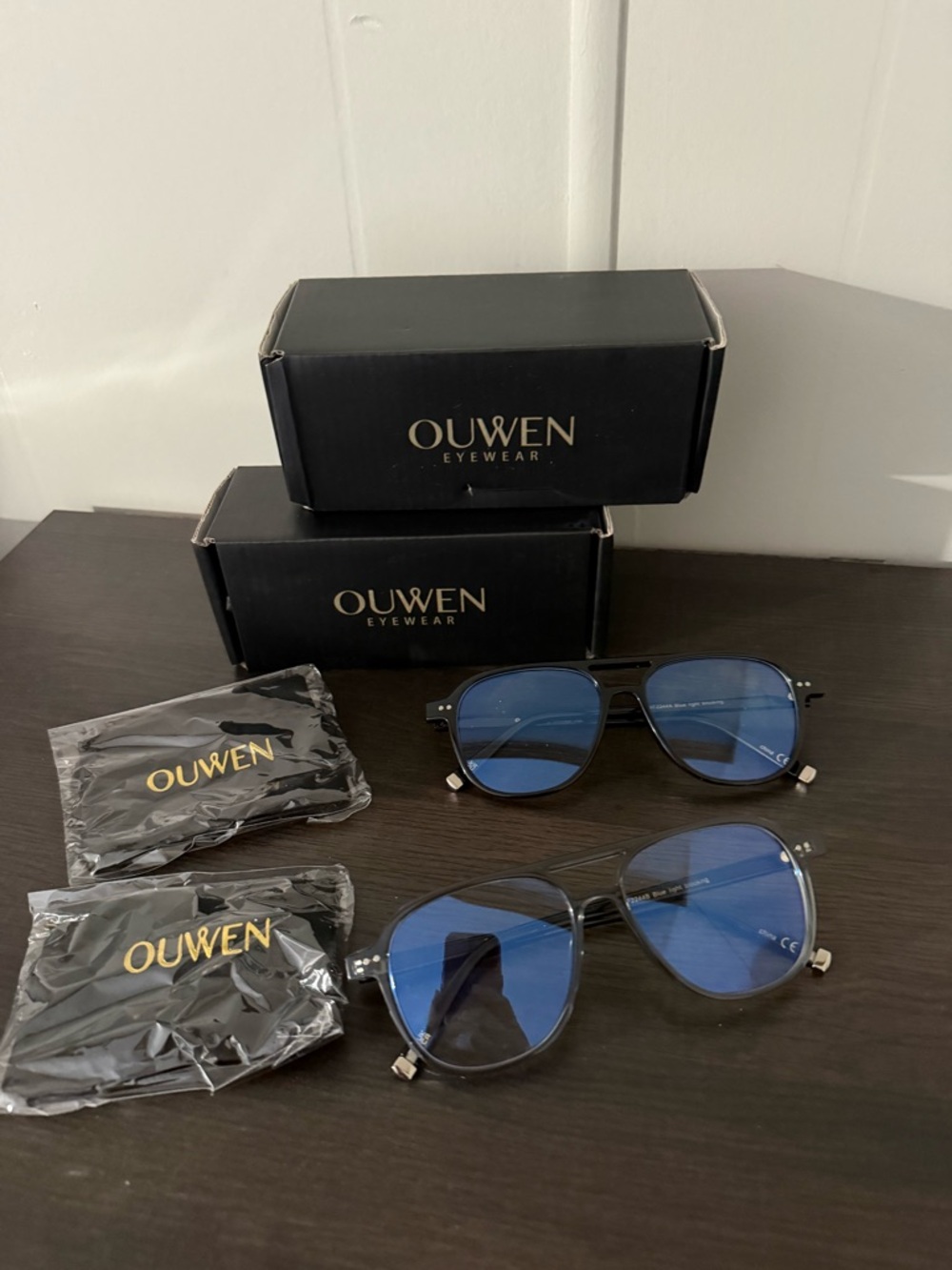 Bkue light Blocking shades